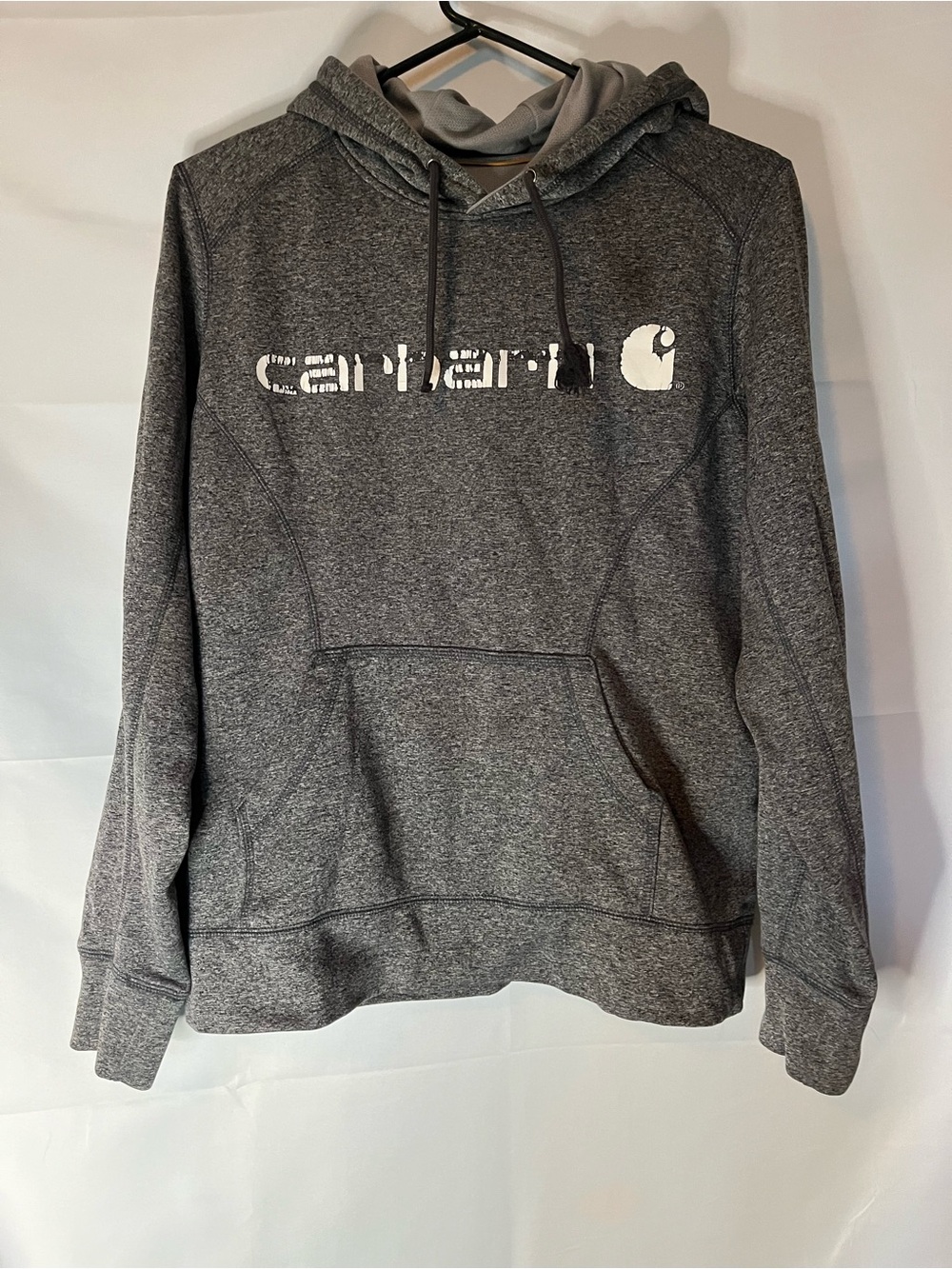 Carhartt Gray Heather Logo Pullover Hoodie